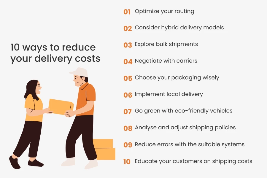 10 ways to reduce delivery-related expenses