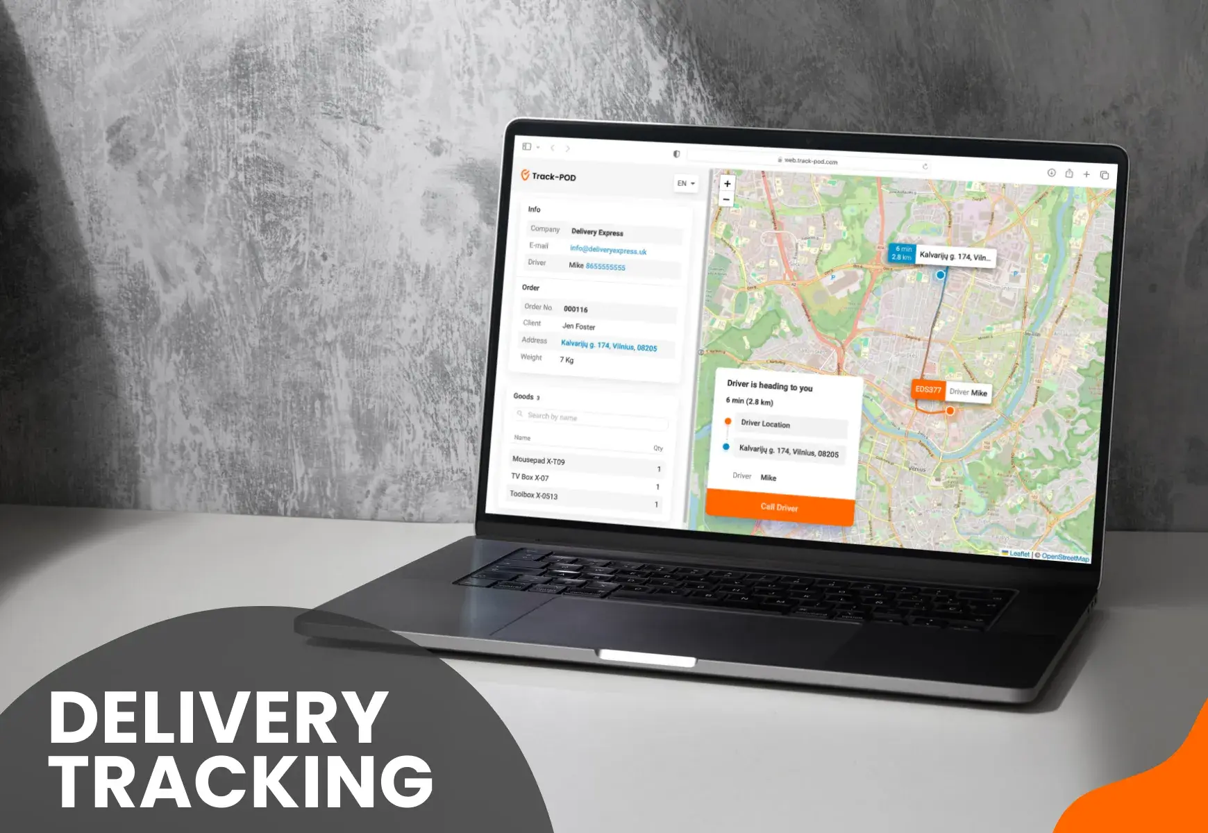last mile delivery tracking for customers