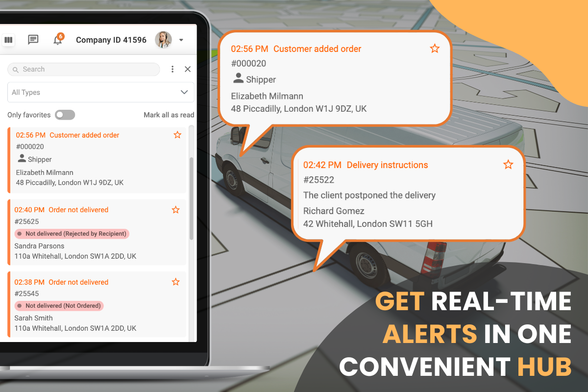 Get real time alerts in one convenient hub