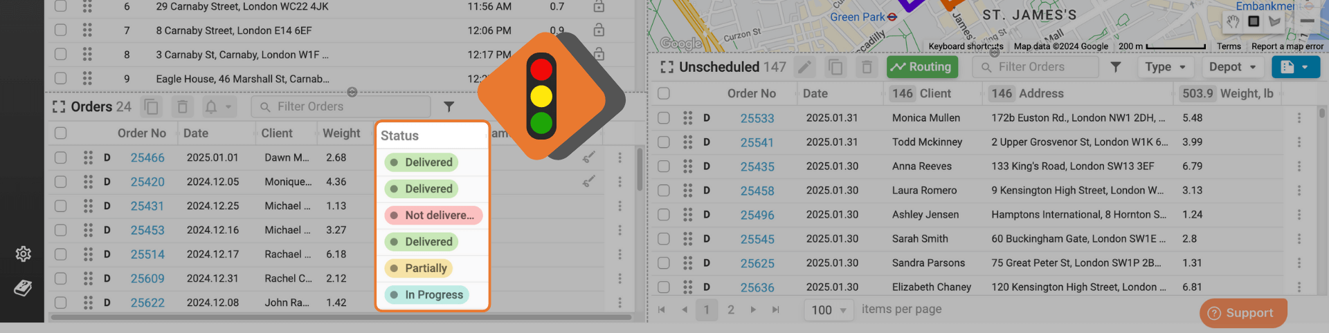 Delivery Status Indication