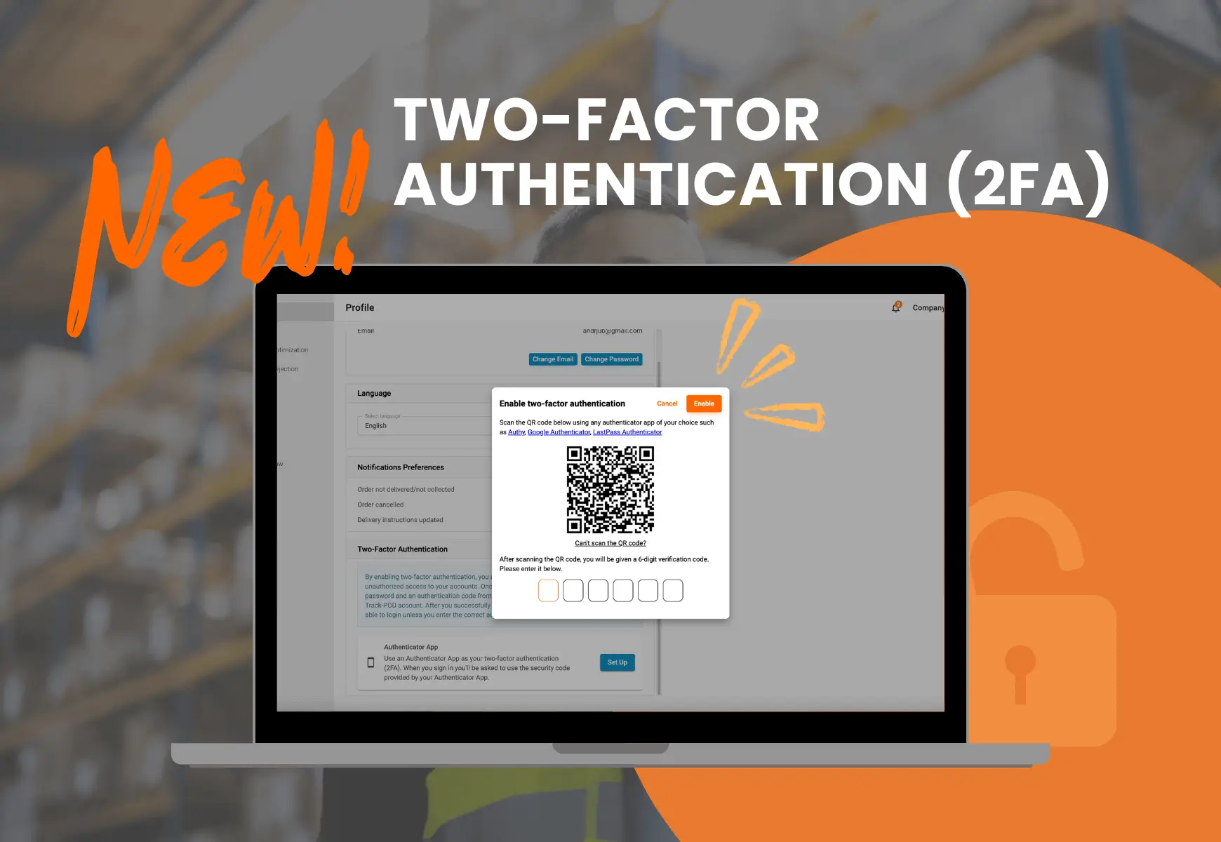 Two factor authentication