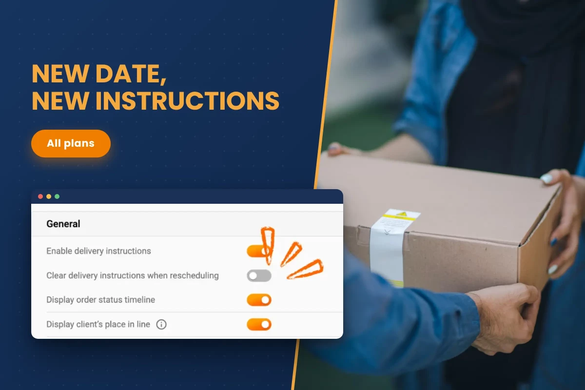 clear delivery instructions featured