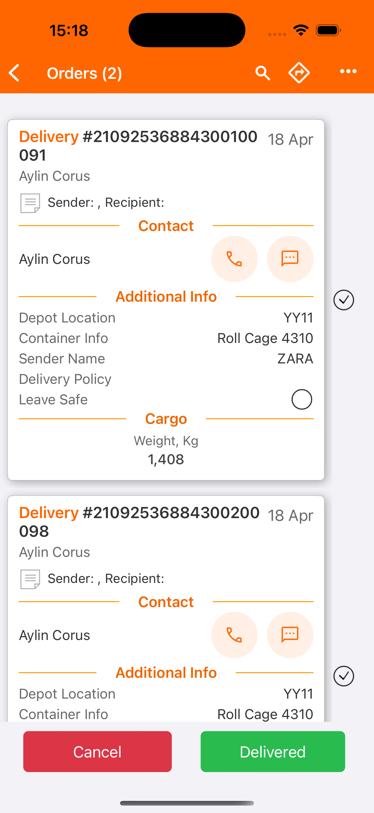 Custom field available on mobile