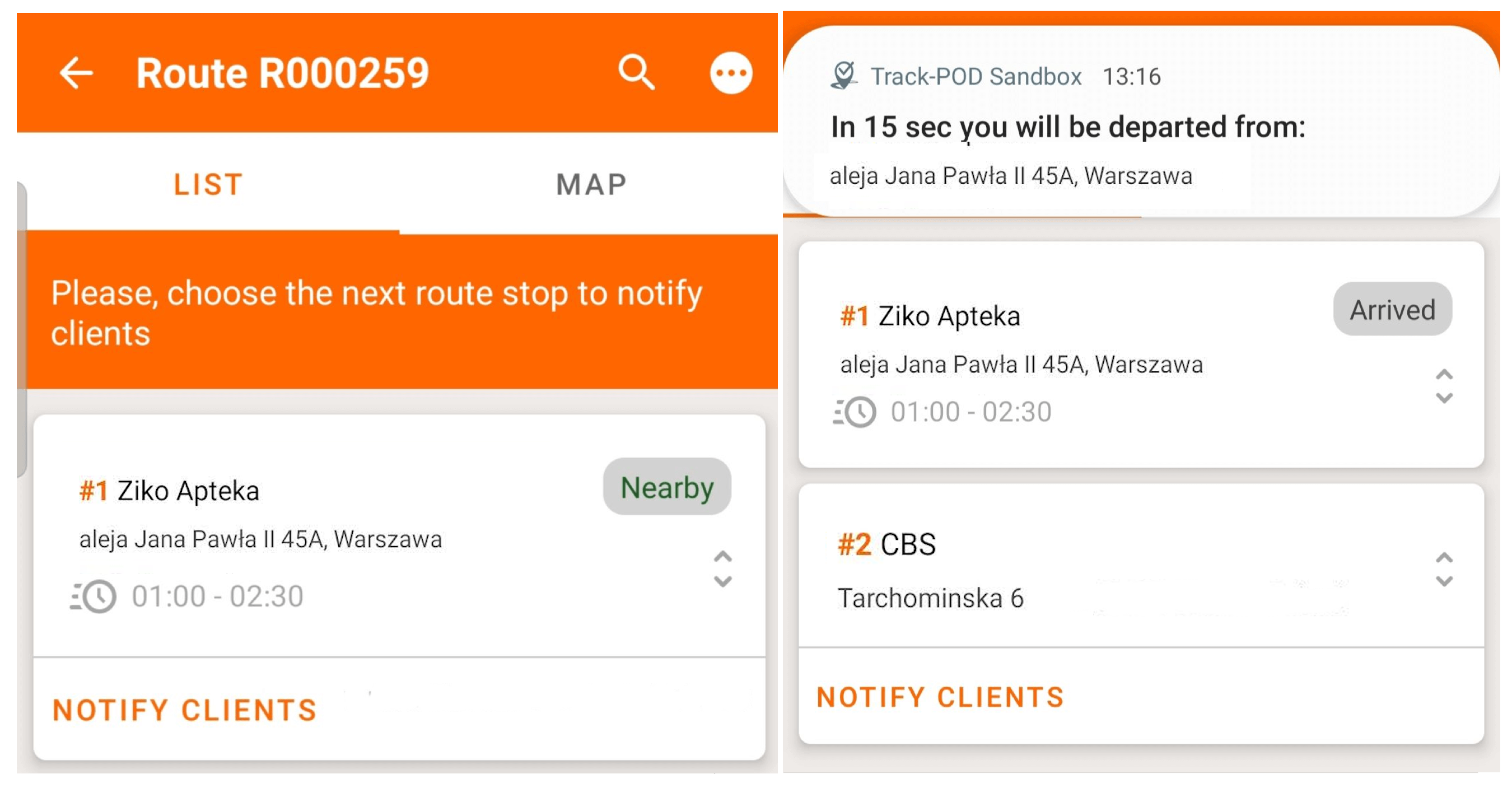 Geofencing during delivery