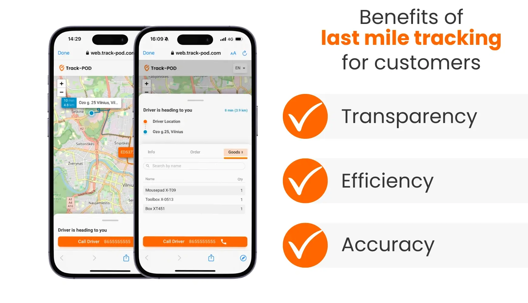 Benefits of last mile tracking for customers 