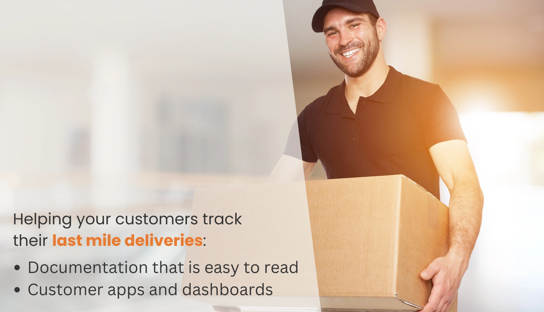 helping your customers to track deliveries