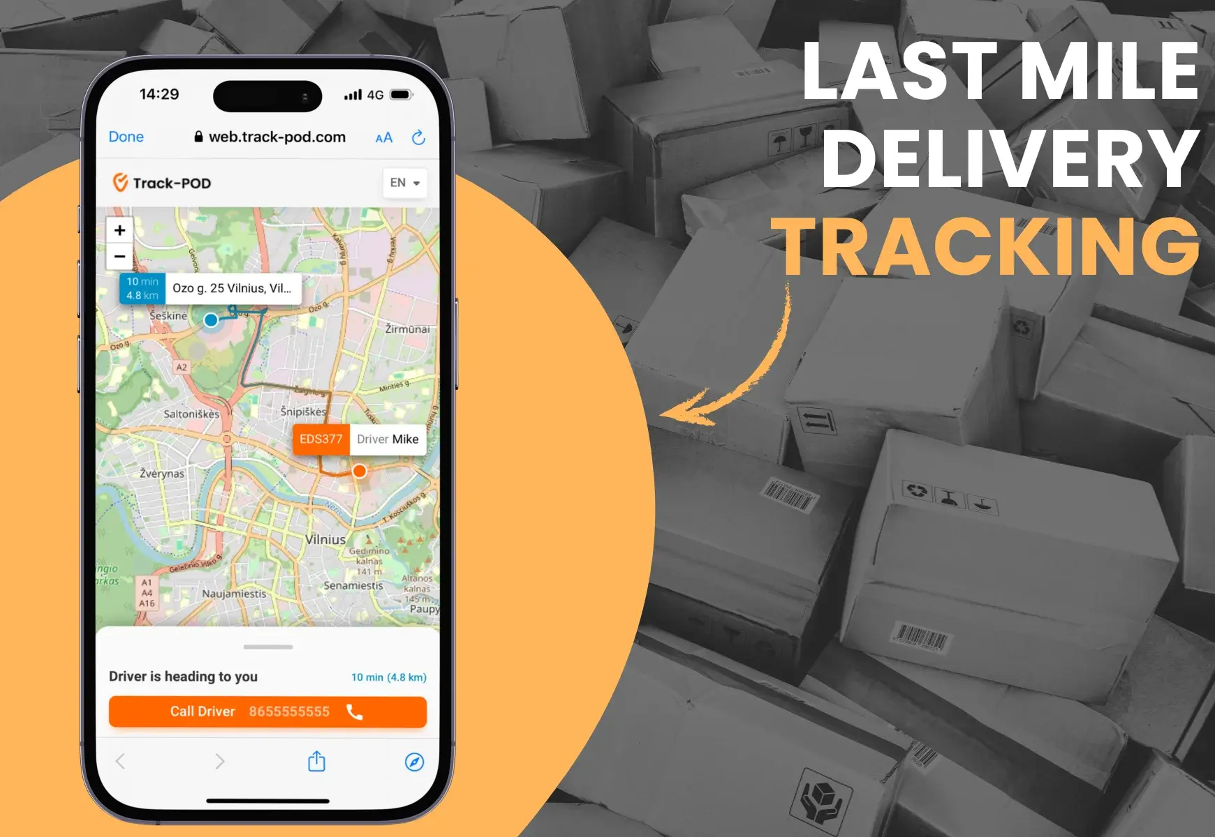 last mile delivery tracking