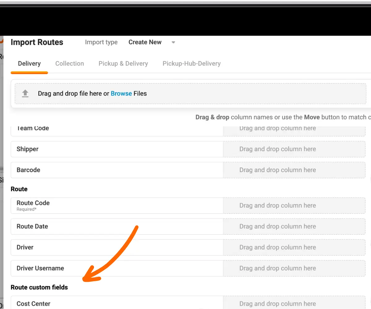 Route Custom Field Category