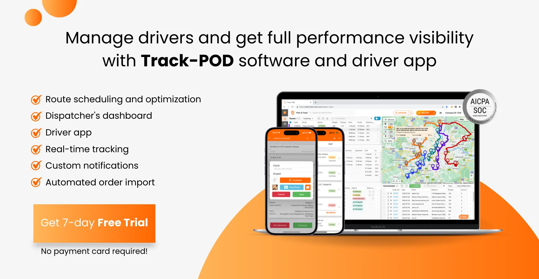 driver management with Track-POD