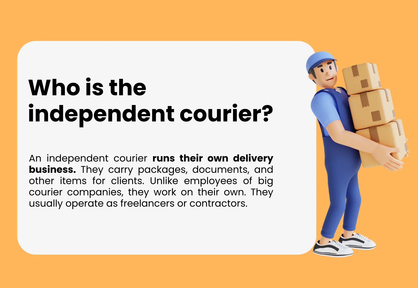 who is independent courier