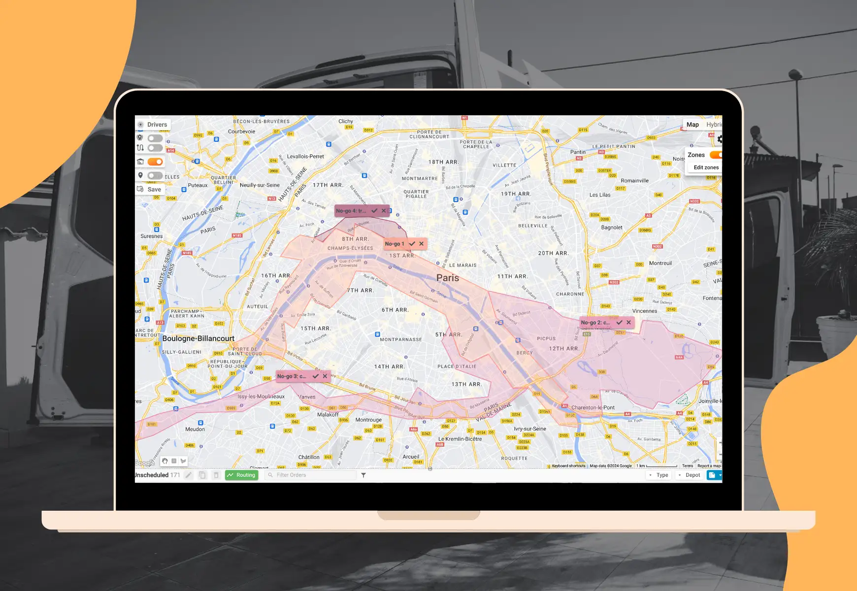 Avoid traffic disruptions during big events like the Paris Olympics with innovative last-mile delivery management features