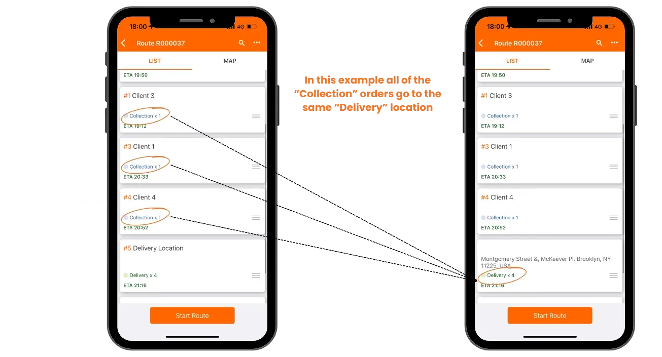 pickup and delivery driver app Track-POD