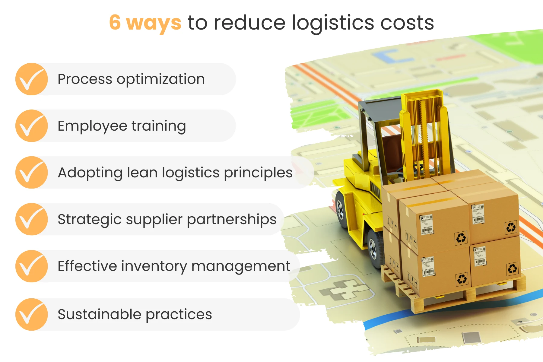 6 ways to reduce logistics costs