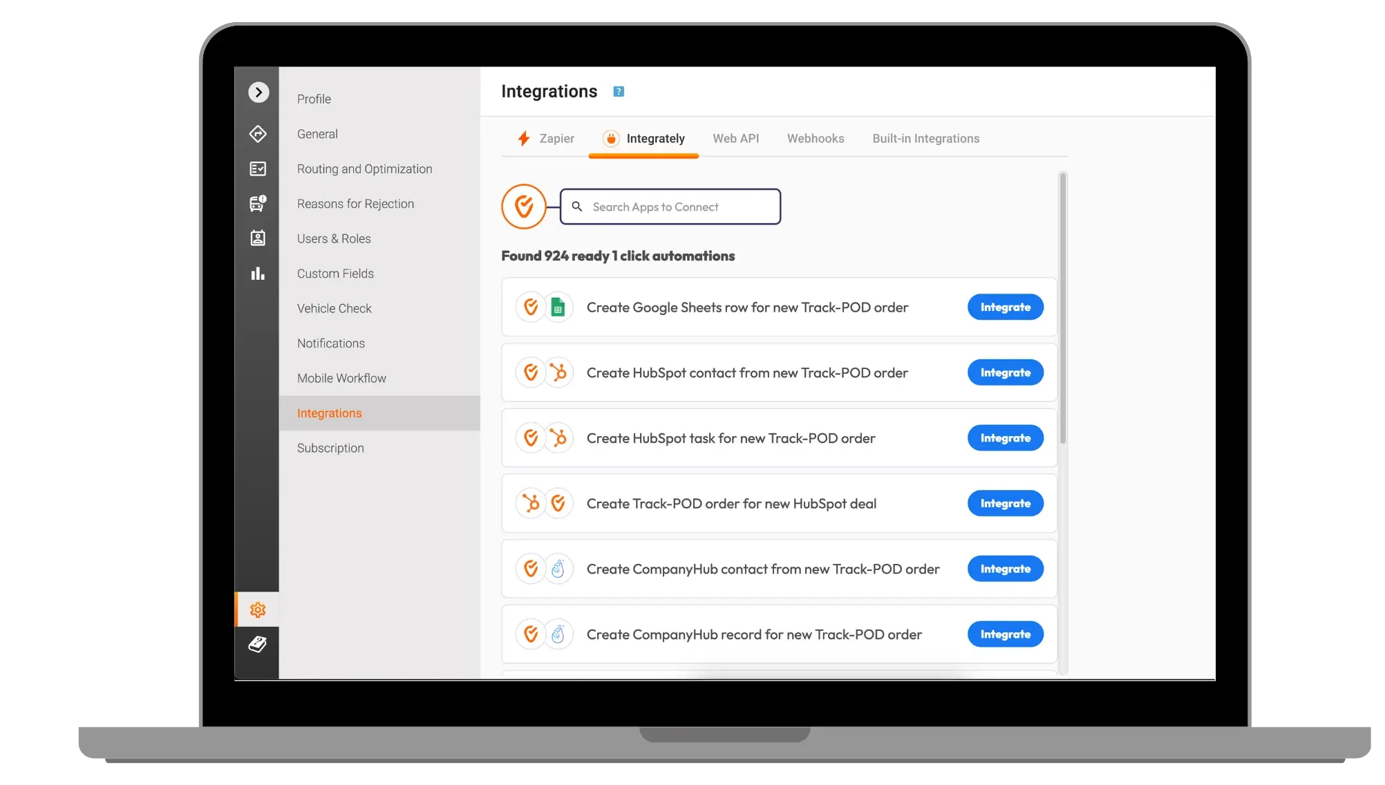 Integrations-Integrately