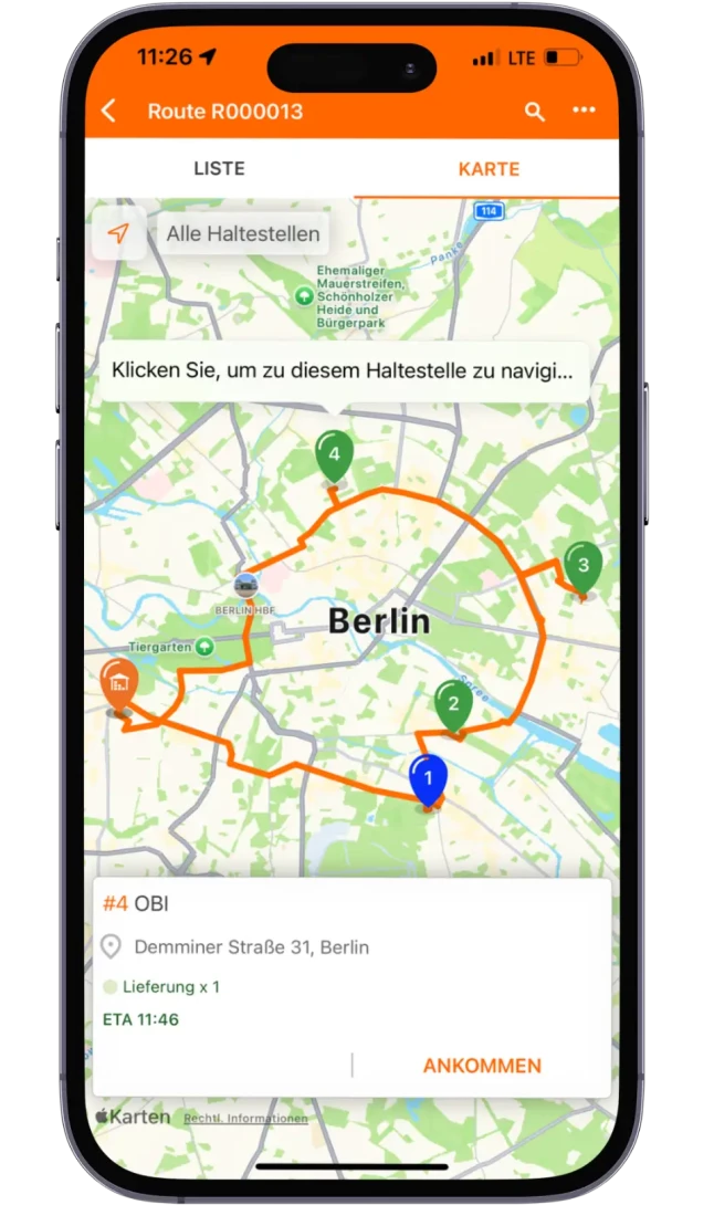 Liefermanagementsoftware von Track POD