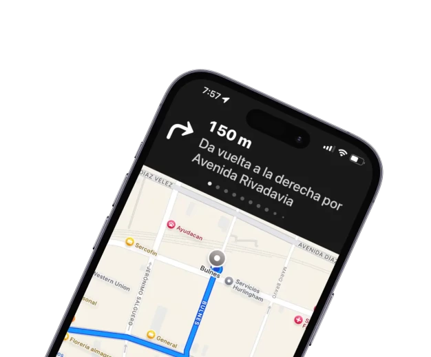 Navegacion y seguimiento del conductor