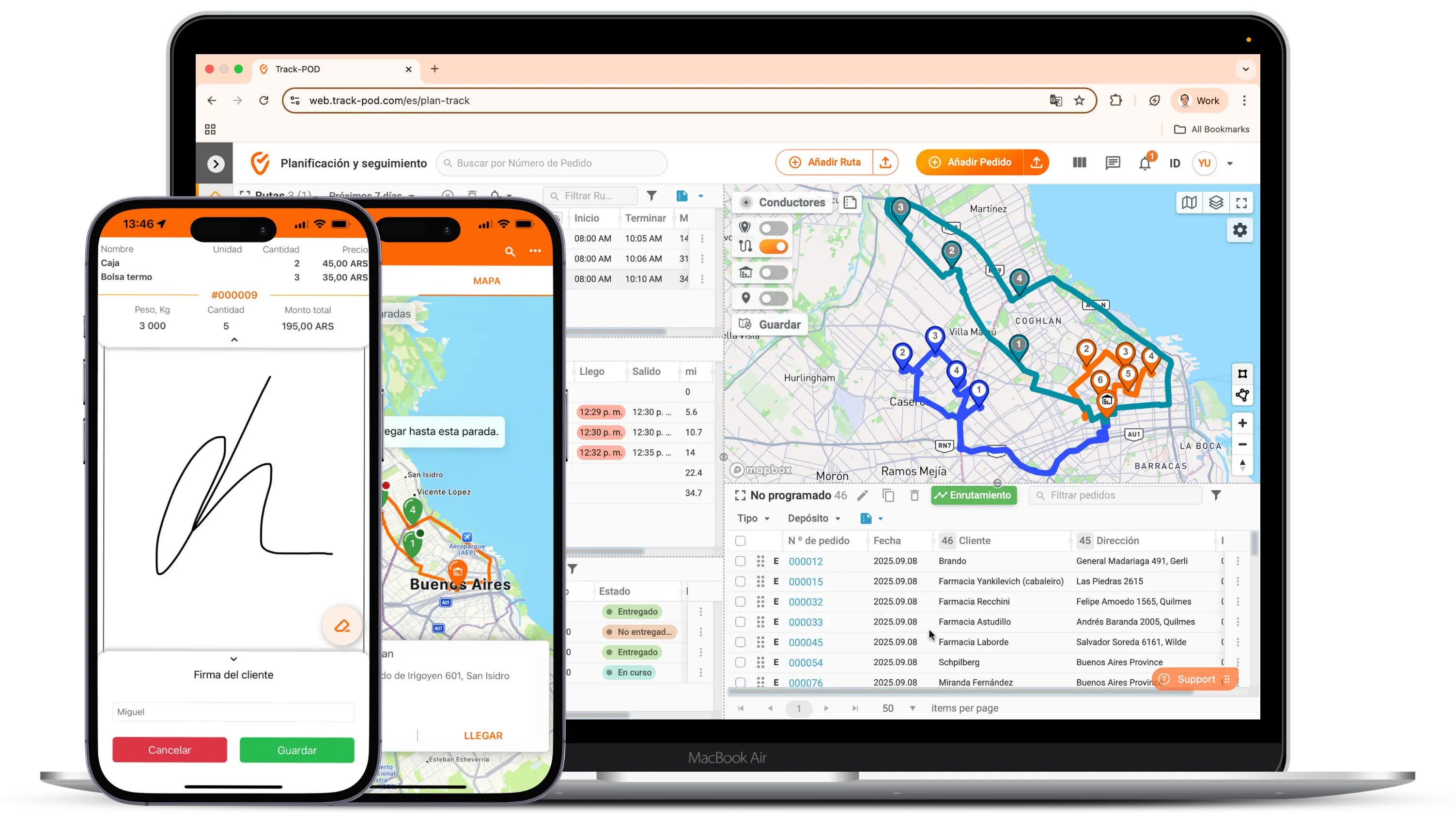 Asignacion de entregas