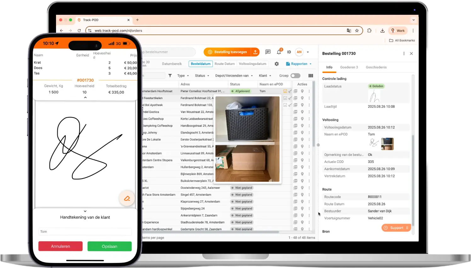 Probeer koeriersoftware gratis