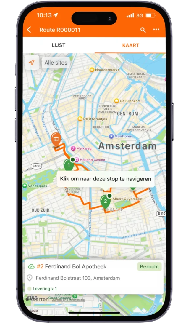 Probeer Track POD software