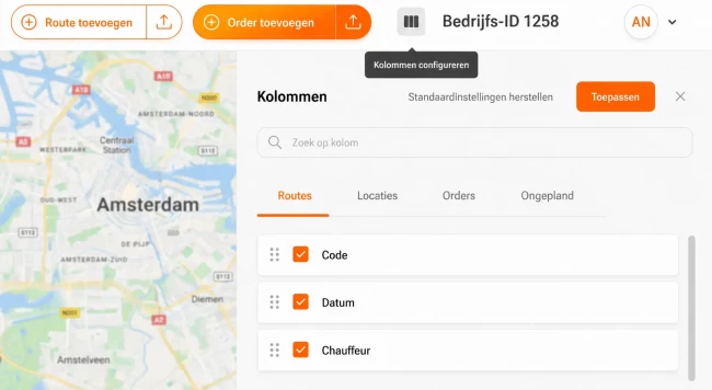 aanpasbaar dashboard