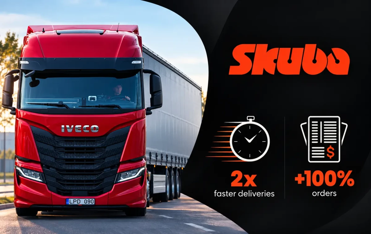 IVECO Skuba Logistics Performance Banner