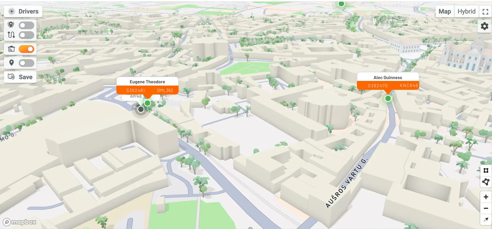 3D View from Mapbox