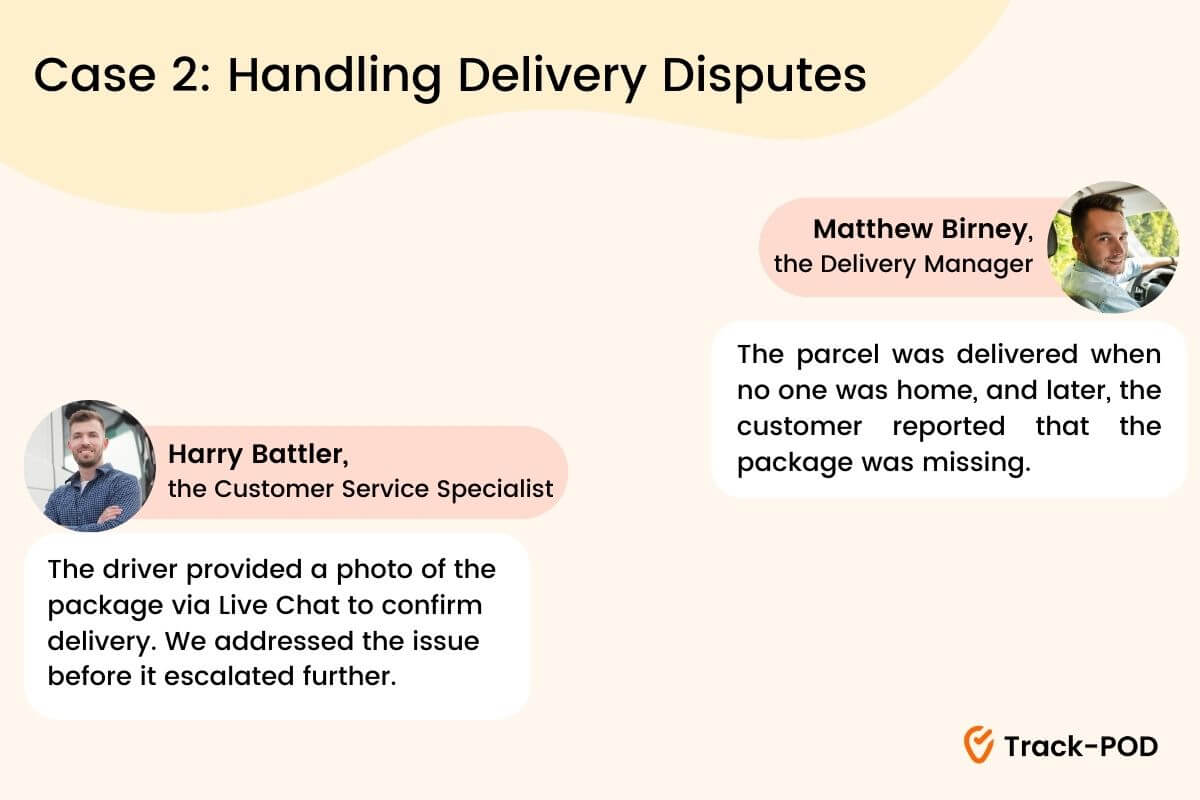 Handling Delivery Disputes