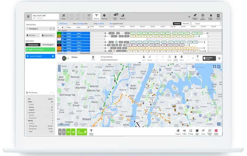 workwave route manager tracking gps device